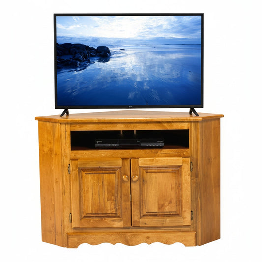 Country Lane  Corner TV Stand with 1 Adj Shelf (31" corner)