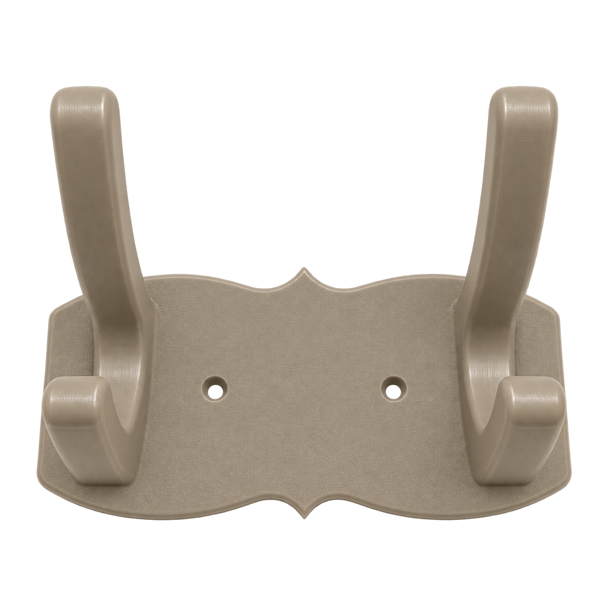 Modern Outdoor Coat Rack w/ 2 Hooks