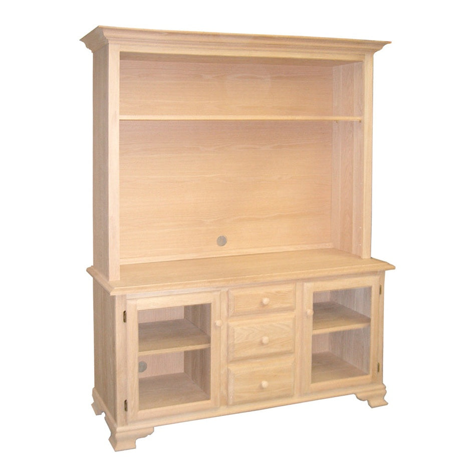 Country Lane  60" HDTV Stand w/Hutch