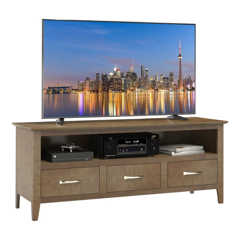 Shaker  60" 3 Drawer HDTV Stand