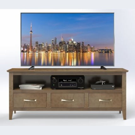 Shaker  60" 3 Drawer HDTV Stand