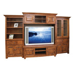 Bourbon 4pc Entertainment Wall Unit (F3+F7+F7B+F1)