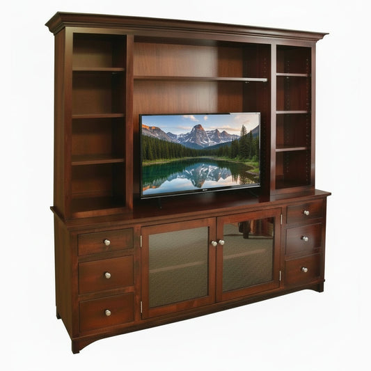 Montana  84" HDTV Stand w/Hutch