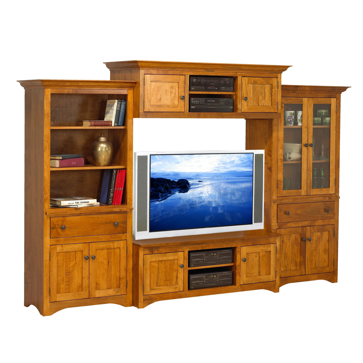 Montana 4pc Entertainment Wall Unit (F1+F7+F7B+F3)