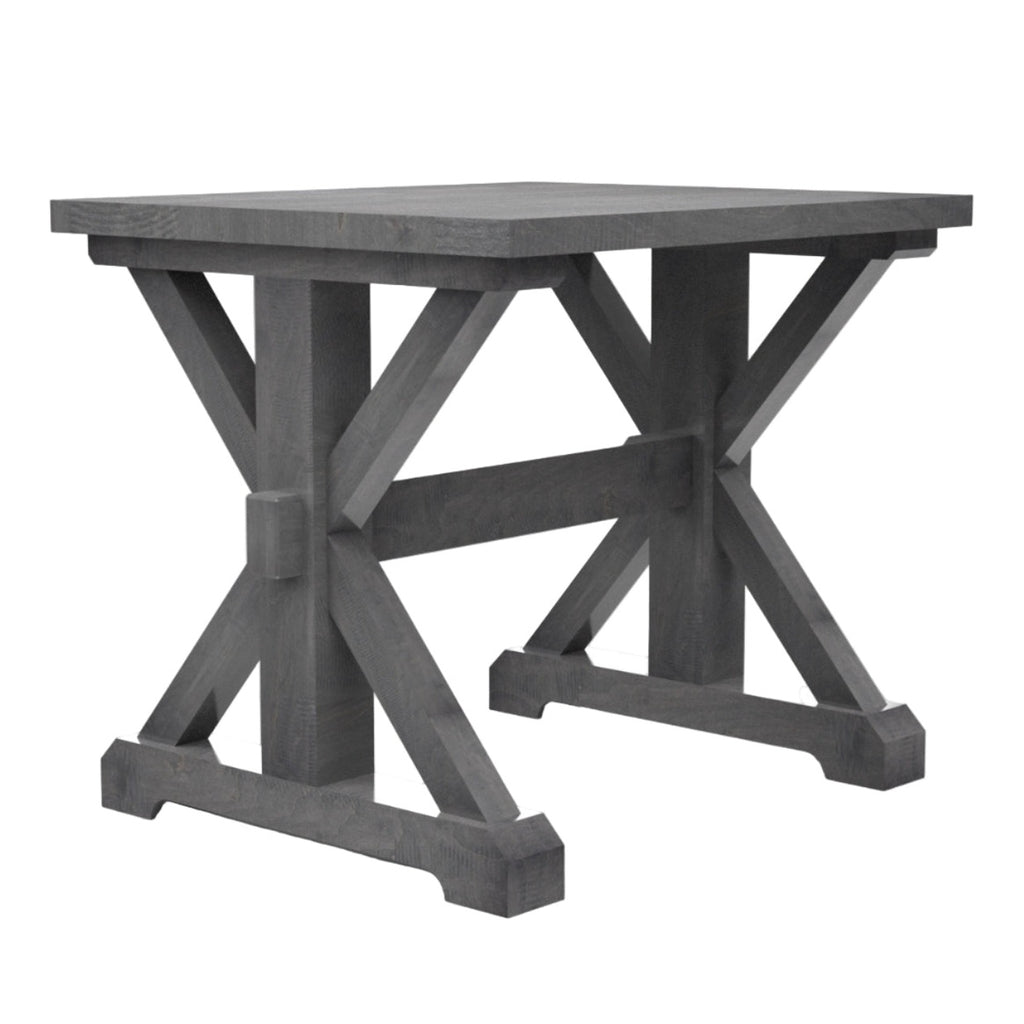 Farmhouse X-Base End Table
