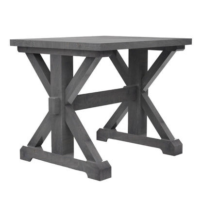 Farmhouse X-Base End Table