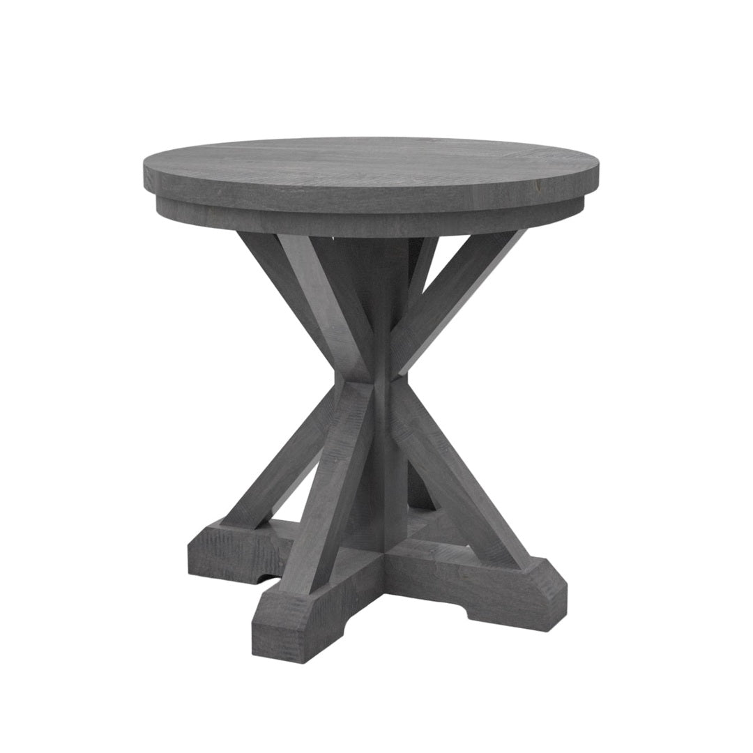 Farmhouse X-Base End Table