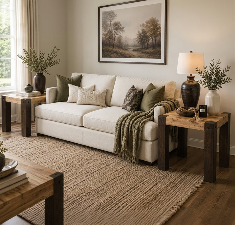 2pc. Modern End Table Set