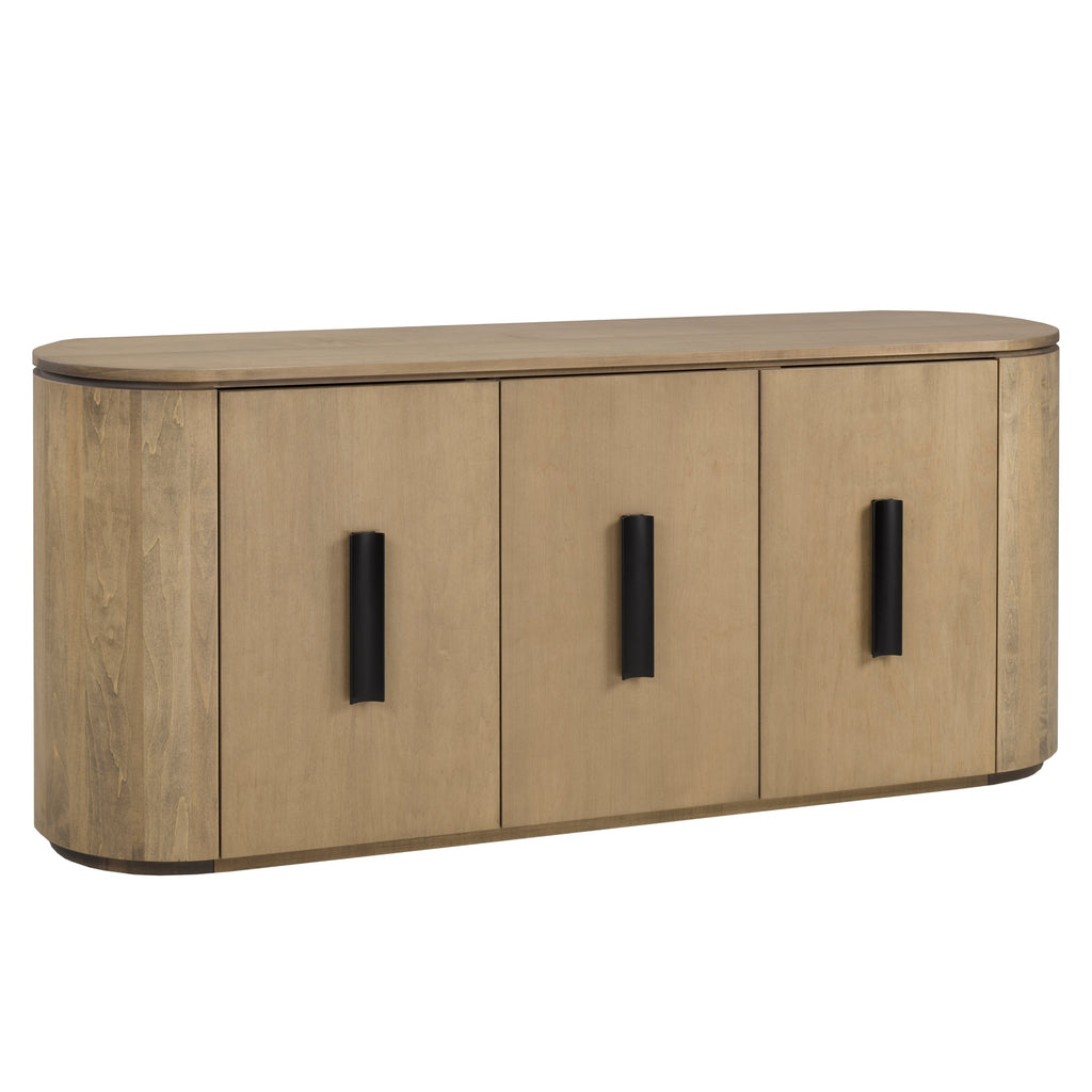 Groft sideboard 18" x 60" x 32" 3 door 1 interior  drawer