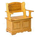 Country Lane  Small Raised Panel Back Bench