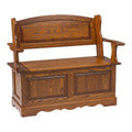 Country Lane  Large Raised Panel Back Bench