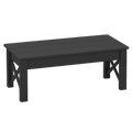 Modern Outdoor X Coffee Table 48"Wx24"Dx19"H
