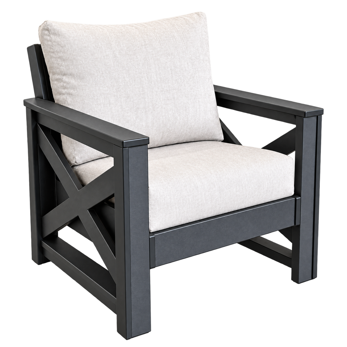Modern Outdoor X Arm Chair