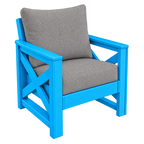 Modern Outdoor X Arm Chair