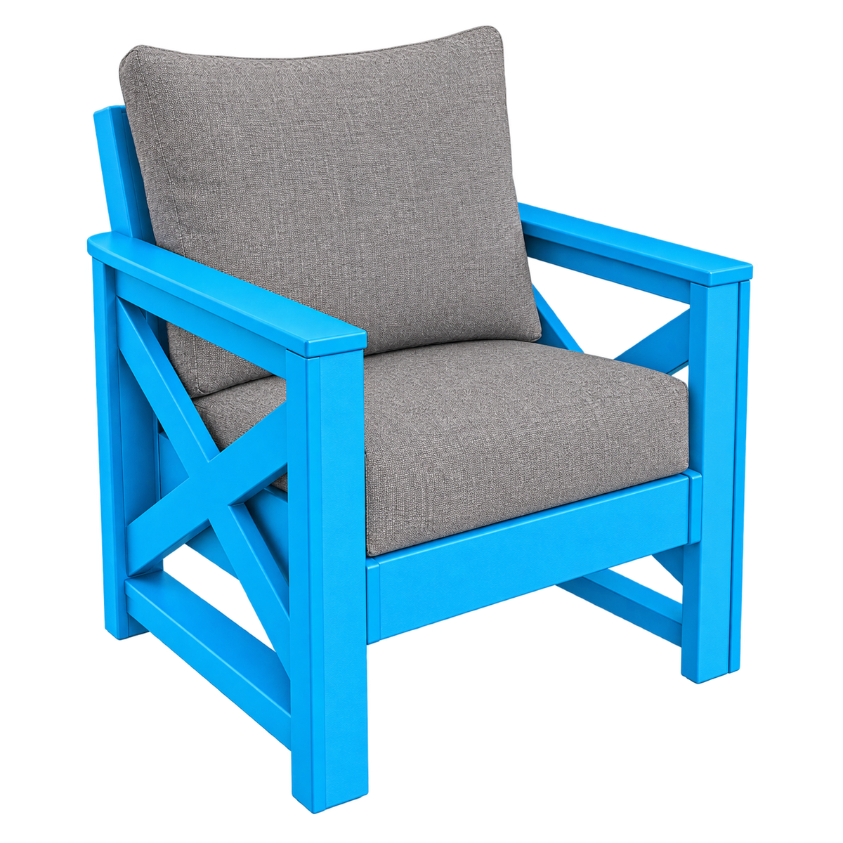 Modern Outdoor X Arm Chair