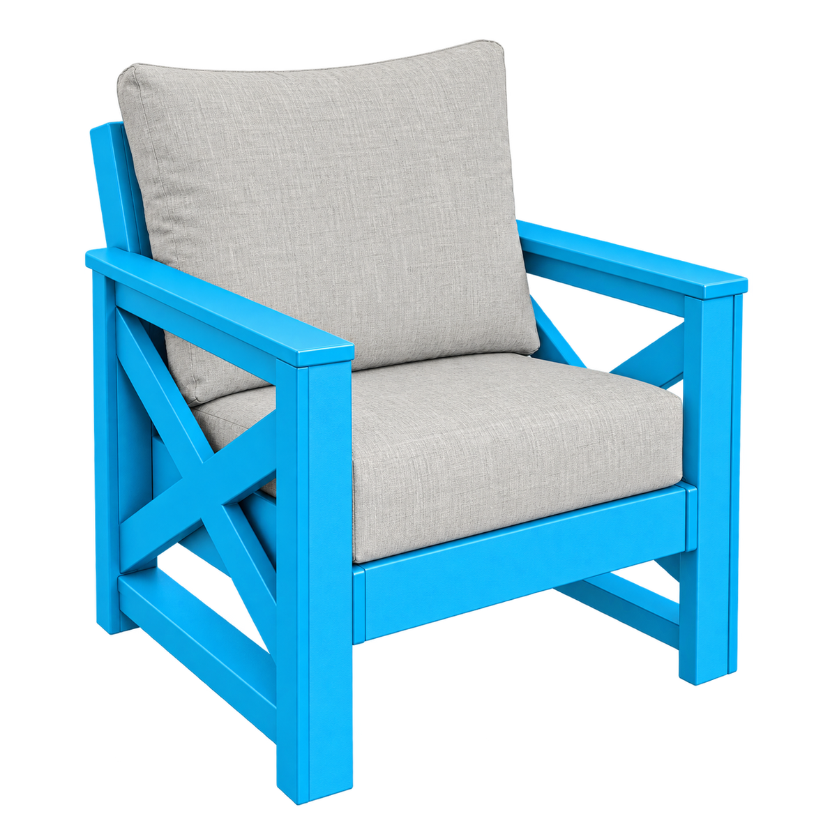 Modern Outdoor X Arm Chair