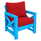 Modern Outdoor X Arm Chair