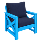 Modern Outdoor X Arm Chair