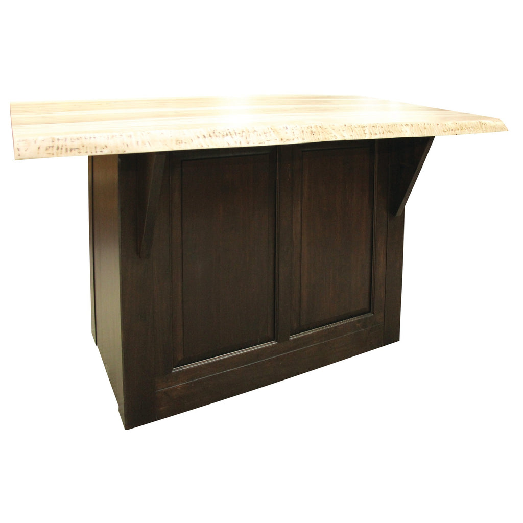 Live Edge  Island w/ Drawers 57"W