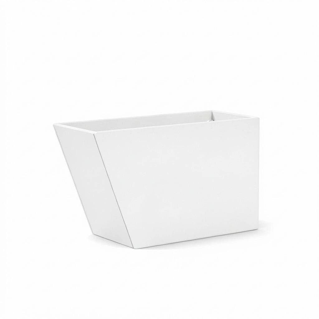 Modern Outdoor Jut Planter Box 18"H