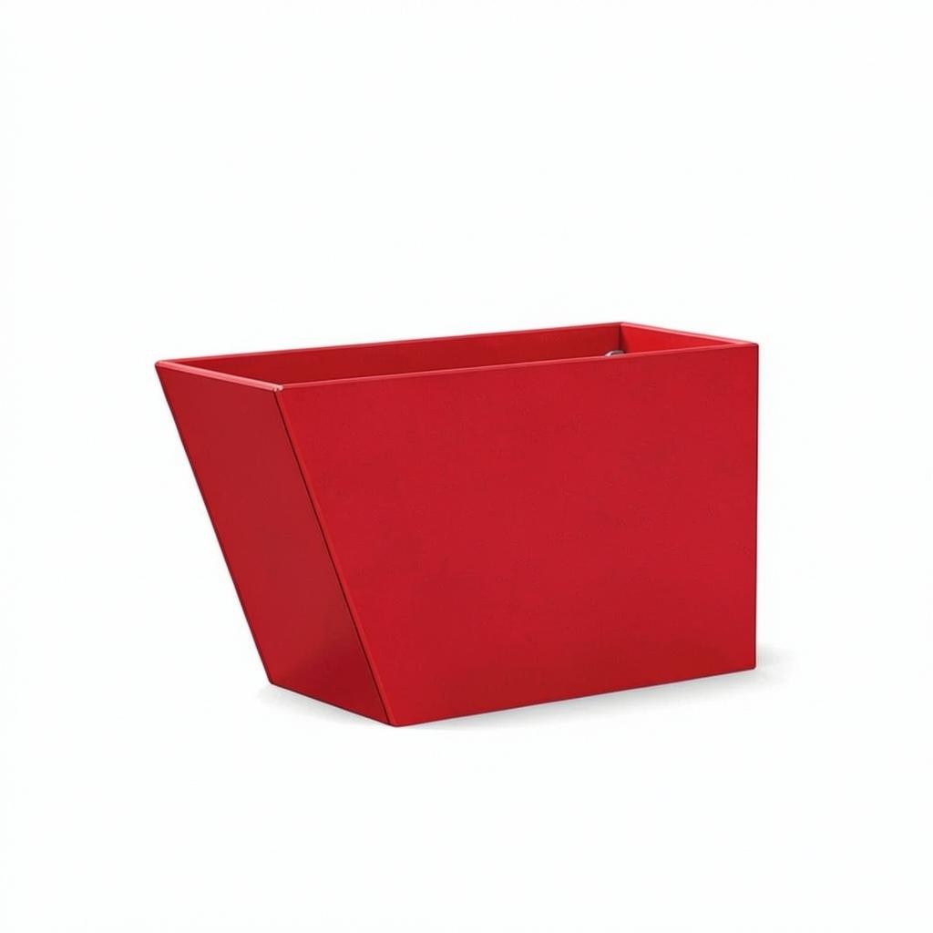 Modern Outdoor Jut Planter Box 18"H