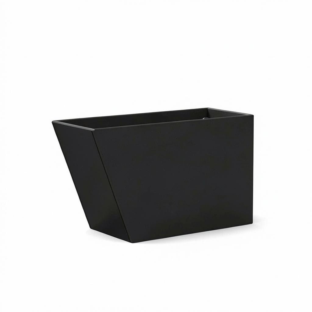 Modern Outdoor Jut Planter Box 18"H