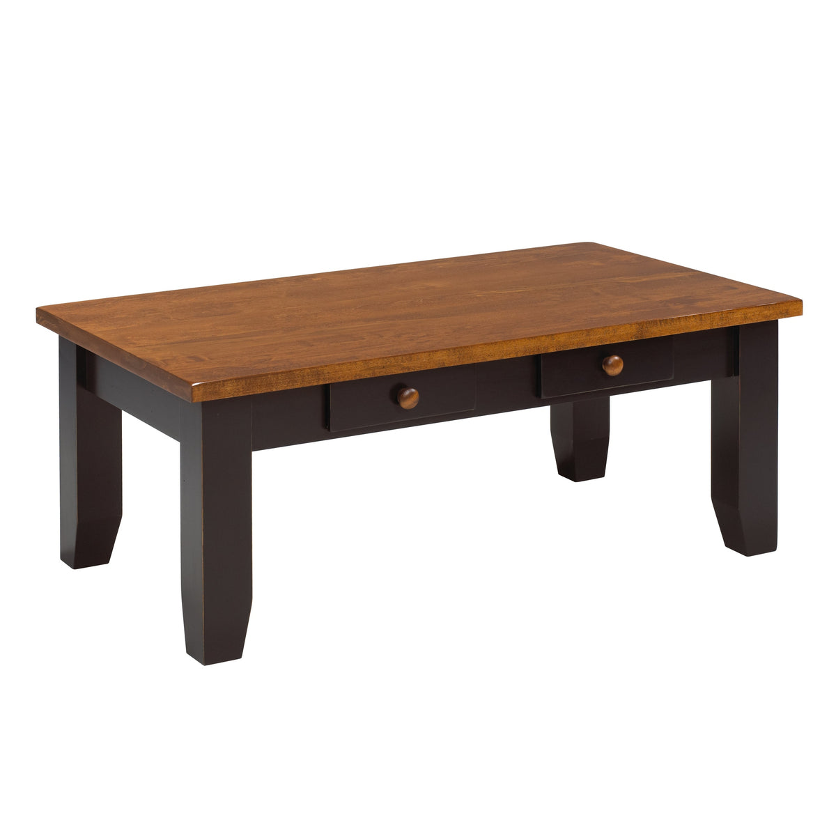 Rough Cut  Coffee Table w/2 Drawers