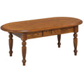 Country Lane Oval Coffee Table w/2 Drawers