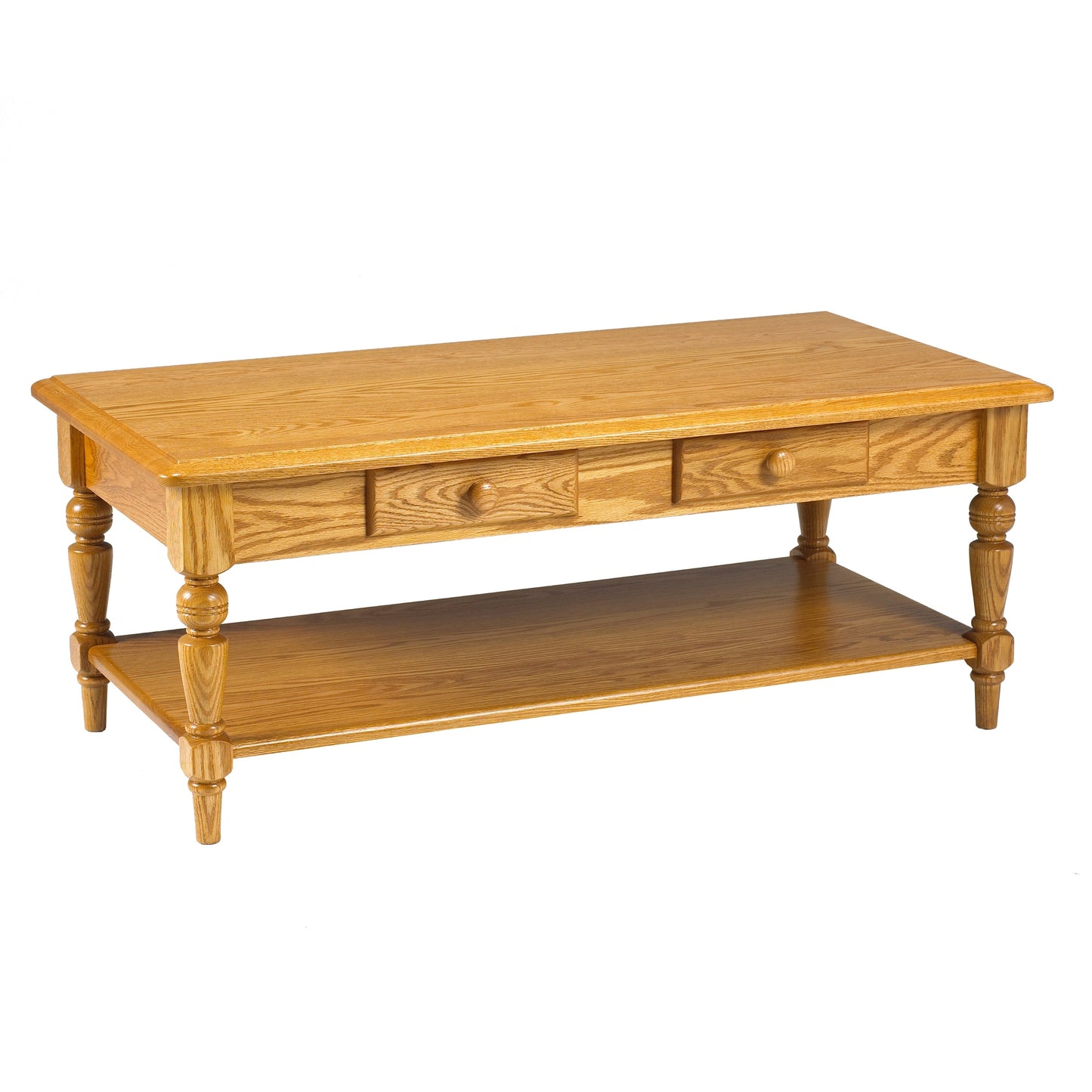 Country Lane  Coffee Table w/2 Drawers & Shelf