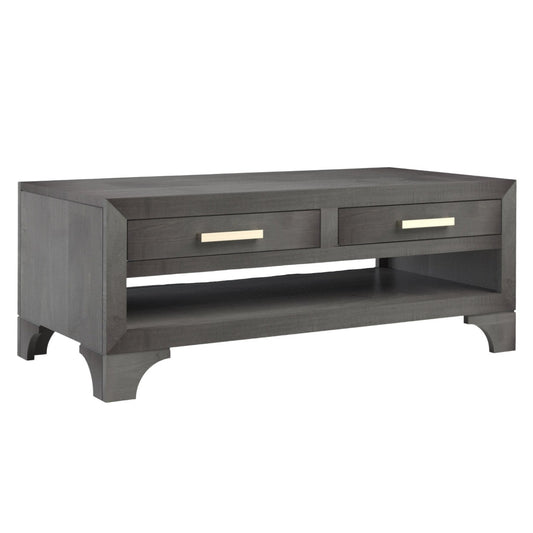 Tribeca  Coffee Table w/2 Drawers & Shelf