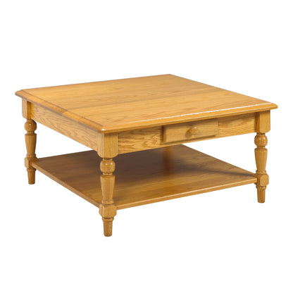 Country Lane  Coffee Table w/2 Drawers & Shelf