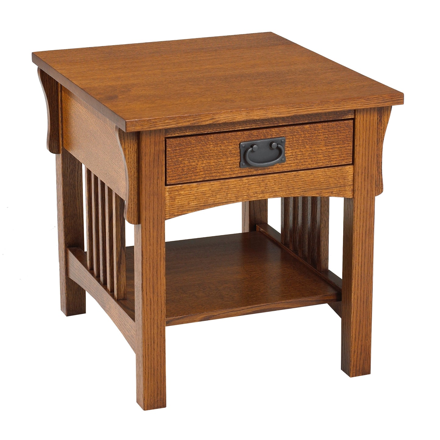 Mission Spindle 1/Drawer End Table