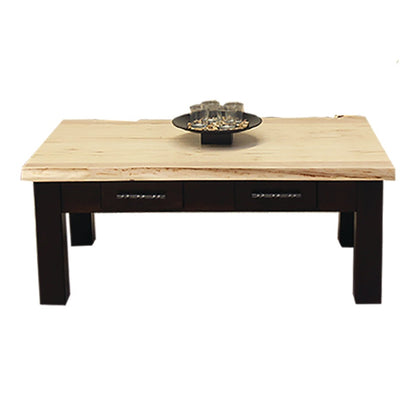Live Edge  Coffee Table w/2 Drawers