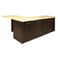 Live Edge  L-Shape Desk 53-3/4"Wx24"Dx30"H & 64"Wx30"Dx30"H