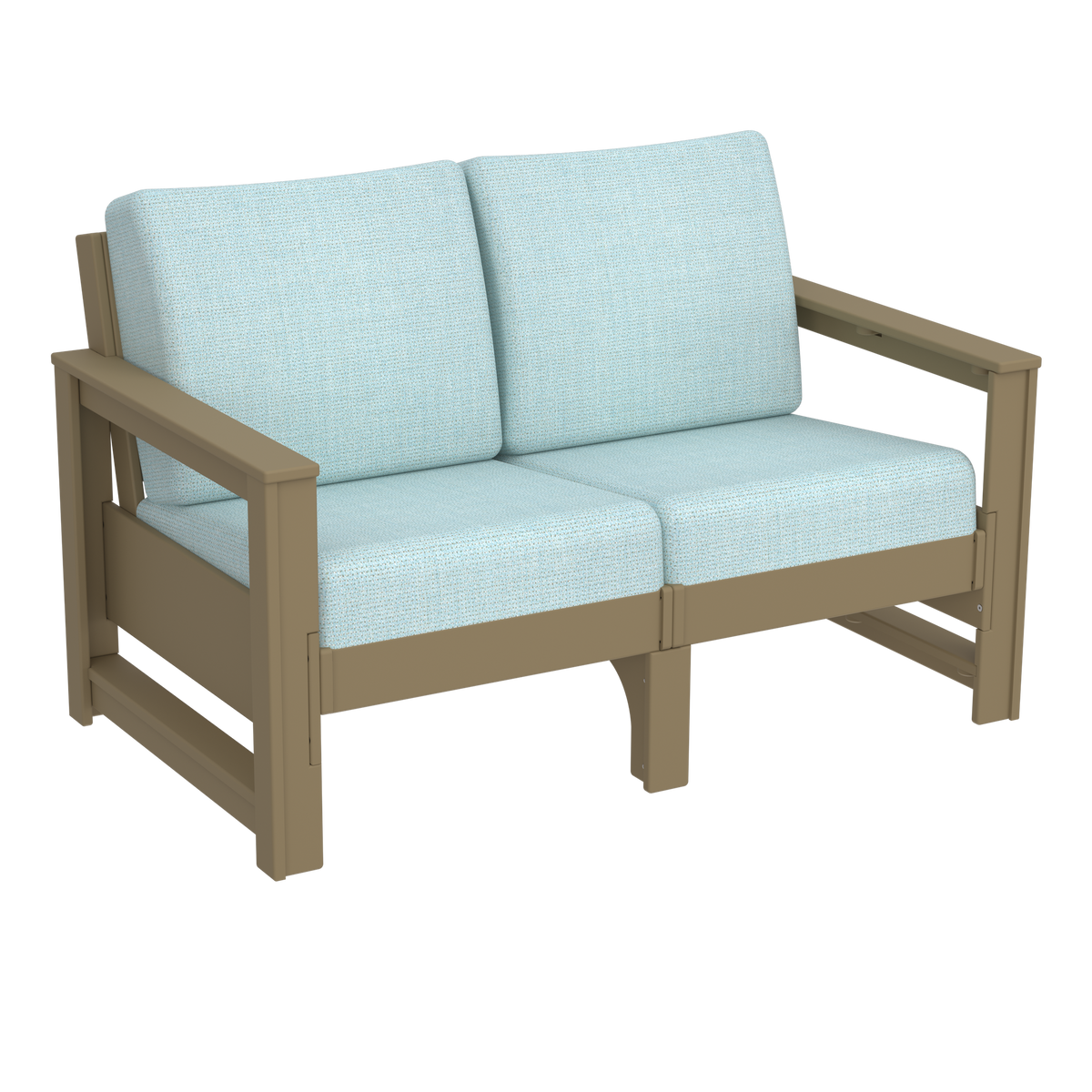 Modern Outdoor Loveseat