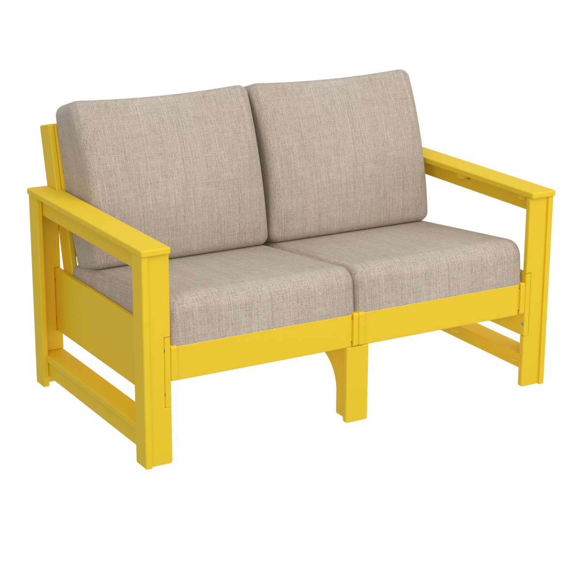Modern Outdoor Loveseat