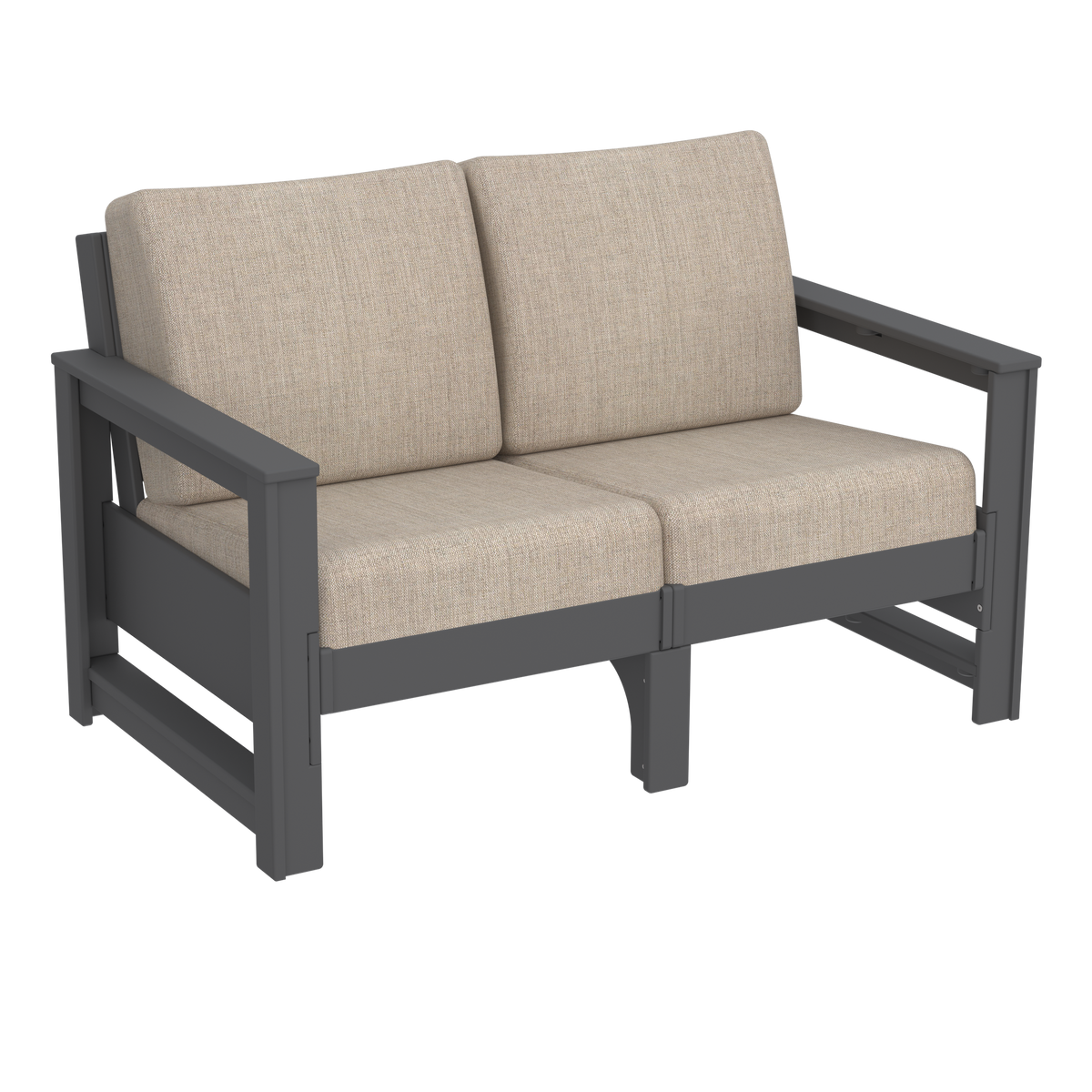 Modern Outdoor Loveseat