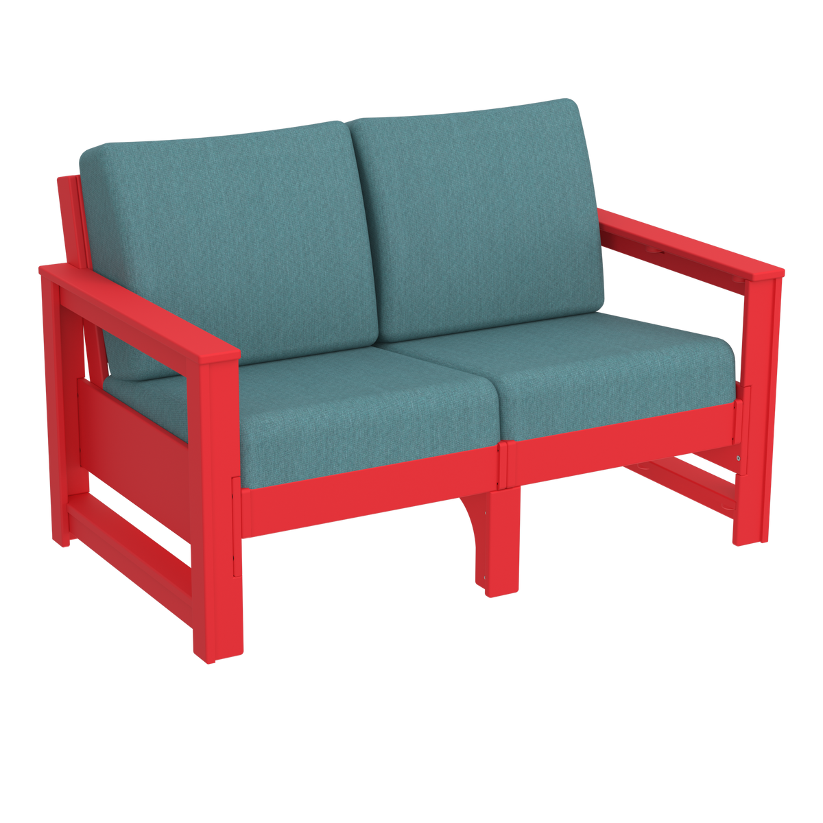 Modern Outdoor Loveseat