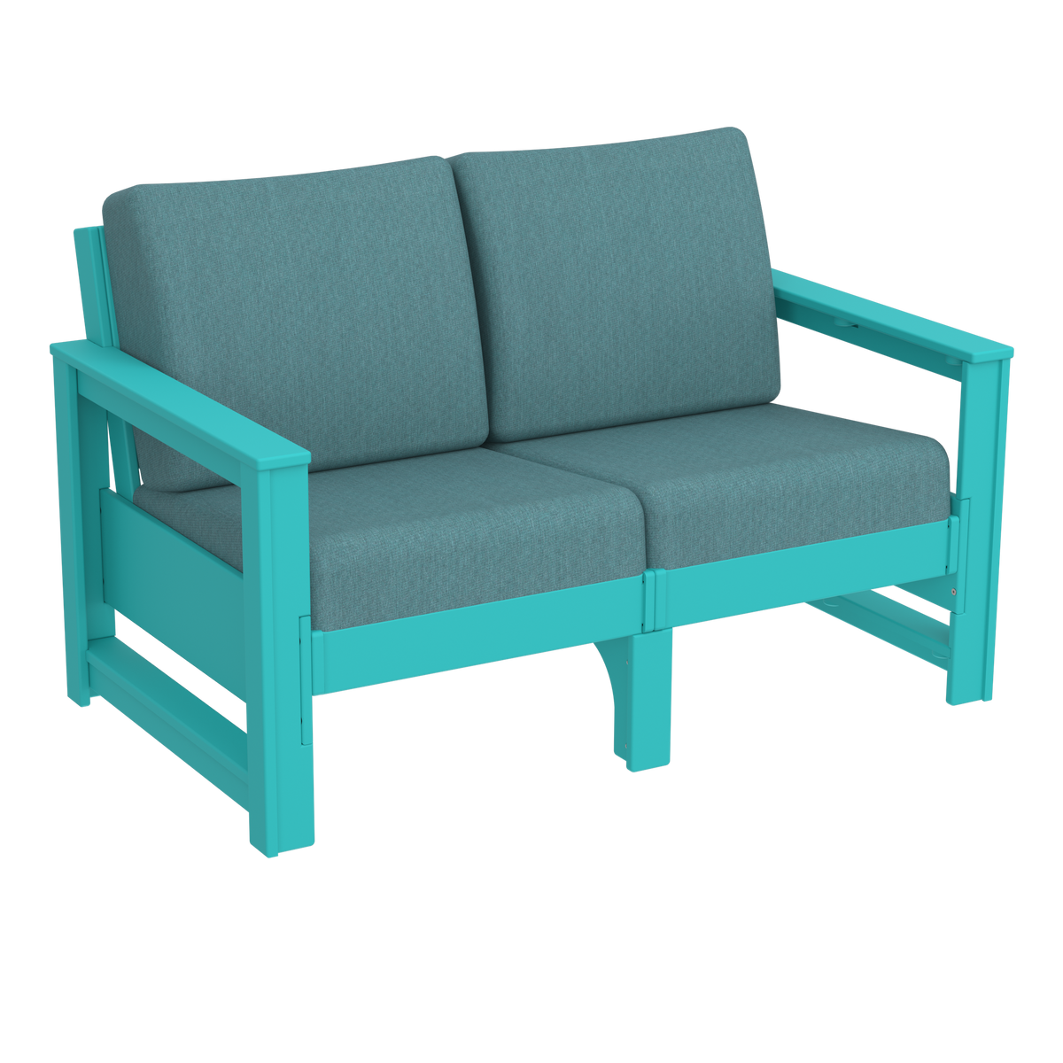 Modern Outdoor Loveseat