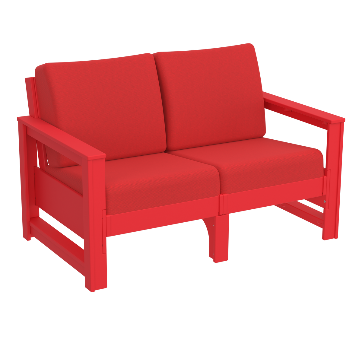 Modern Outdoor Loveseat