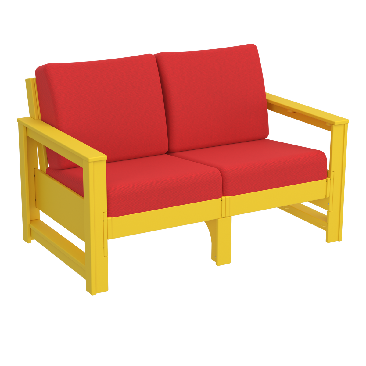 Modern Outdoor Loveseat