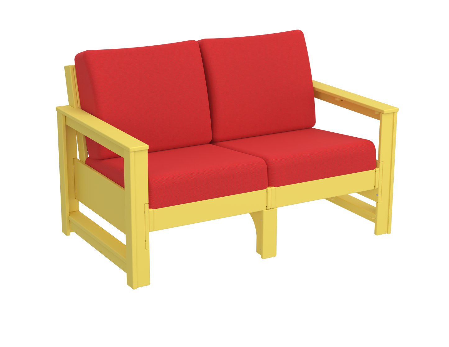 Modern Outdoor Loveseat