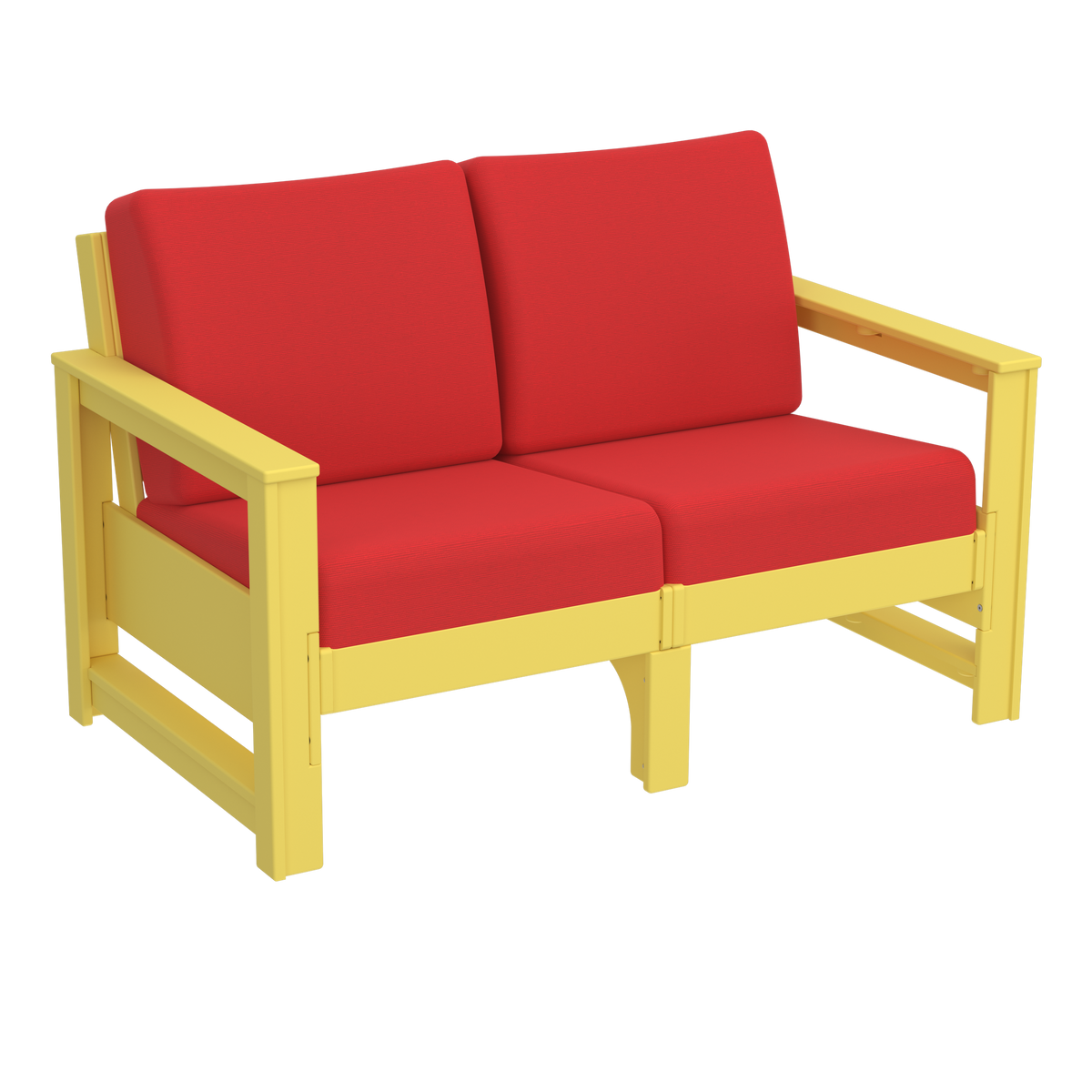 Modern Outdoor Loveseat