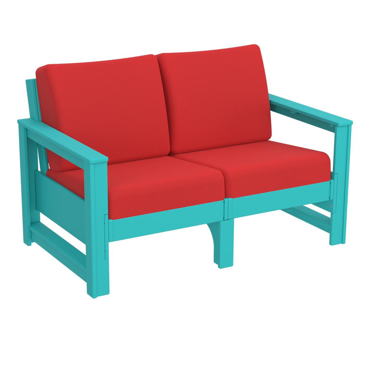Modern Outdoor Loveseat