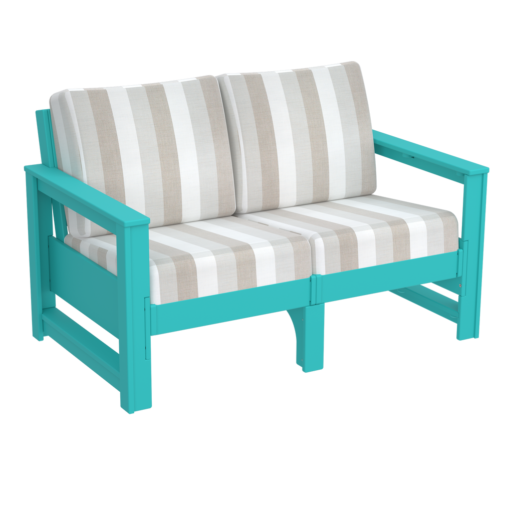 Modern Outdoor Loveseat