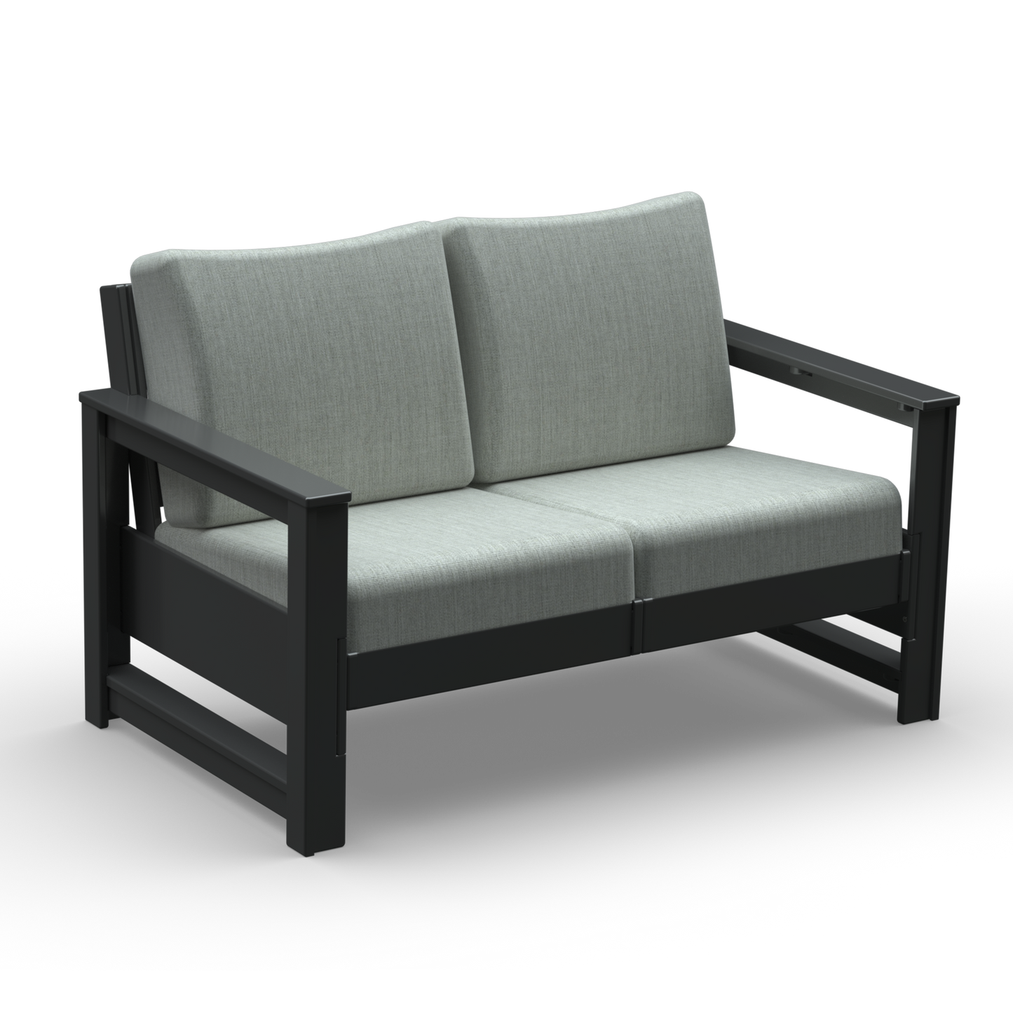 Modern Outdoor Loveseat