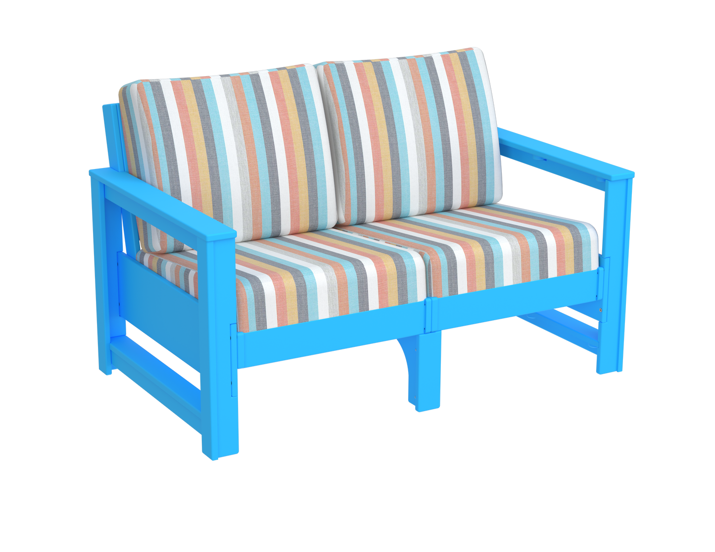 Modern Outdoor Loveseat