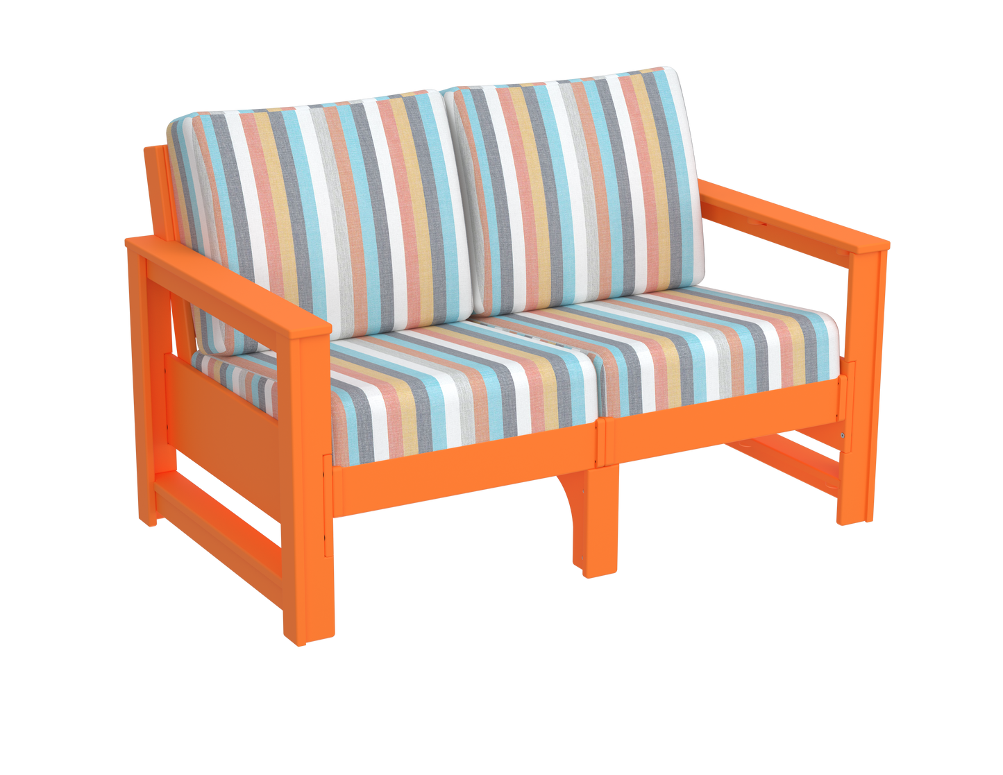 Modern Outdoor Loveseat