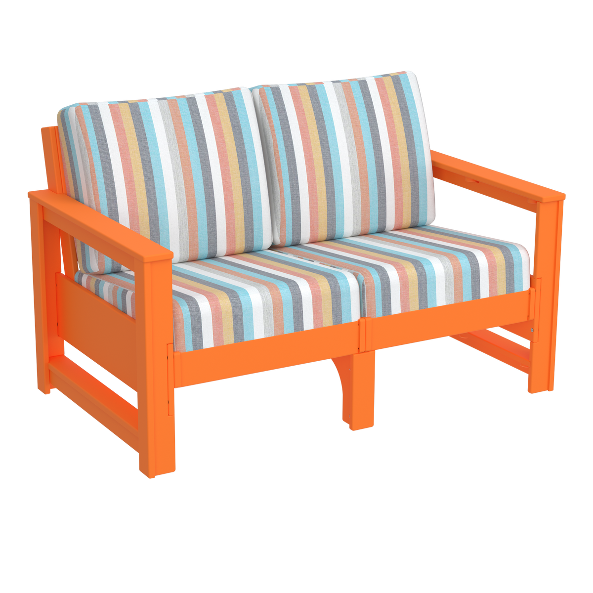 Modern Outdoor Loveseat