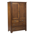 Lakeview  Large 4Drawer Plain Top Armoire 42"W
